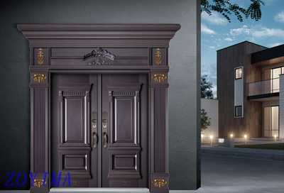 Z0YIMA/ G & K Great Door - Lxury Cast Aluminum And Glavanized Security Doors ZYM-P1-6006