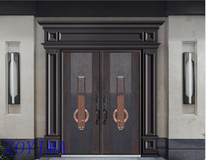 Z0YIMA/ G & K Great Door - Cast Imitation Copper Security Doors ZYM-K8073
