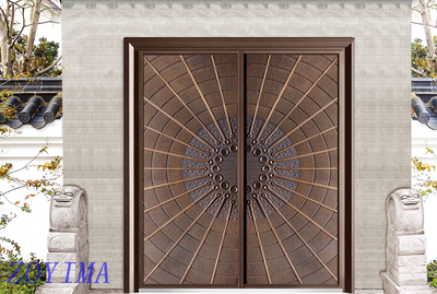 Z0YIMA/ G & K Great Door -High Quality Cast Aluminum Doors Supplier ZYM-Z9810