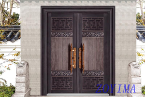 Z0YIMA/ G & K Great Door - Competitive Promotion Lxury Safety Door ZYM-P1-6017