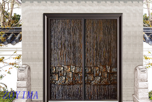 Z0YIMA/ G & K Great Door - Good Cast Aluminum And Glavanized Security Door Supplier ZYM-P1-6016