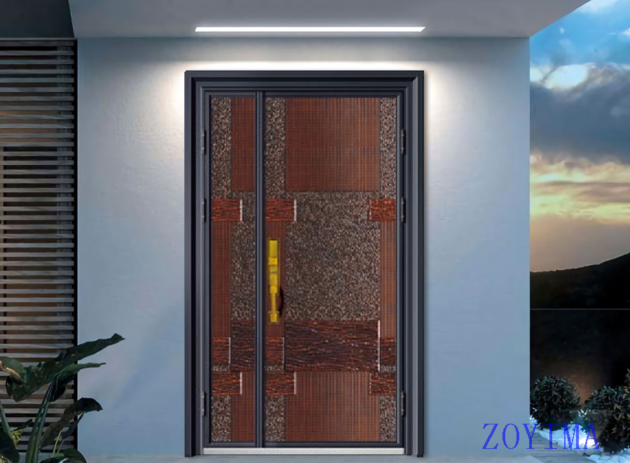 Z0YIMA/ G & K Great Door -Nigeria Luxry Competitive Glavanized Exteriro Door ZYM-N8059