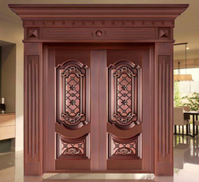 How to maintain a pure copper door?